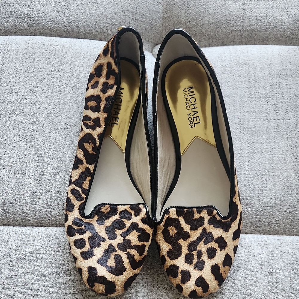 Michael Kors Animal Print Loafers